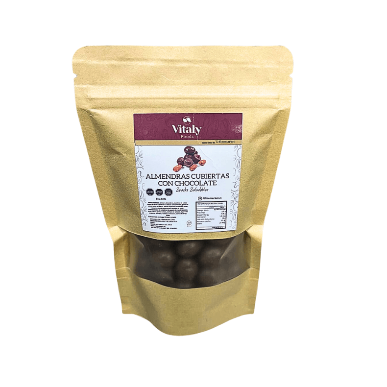 Almendras cubiertas con chocolate 200 g