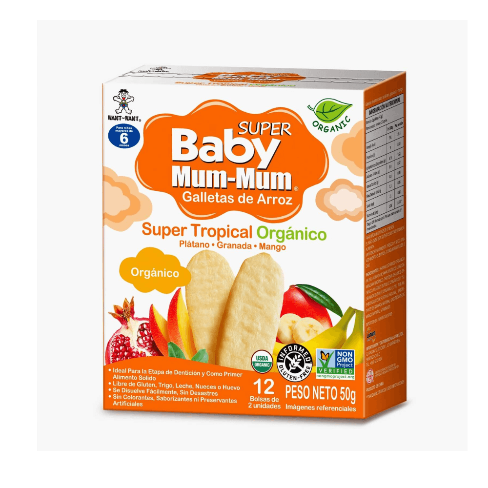 Baby mum mum galletas 58 g