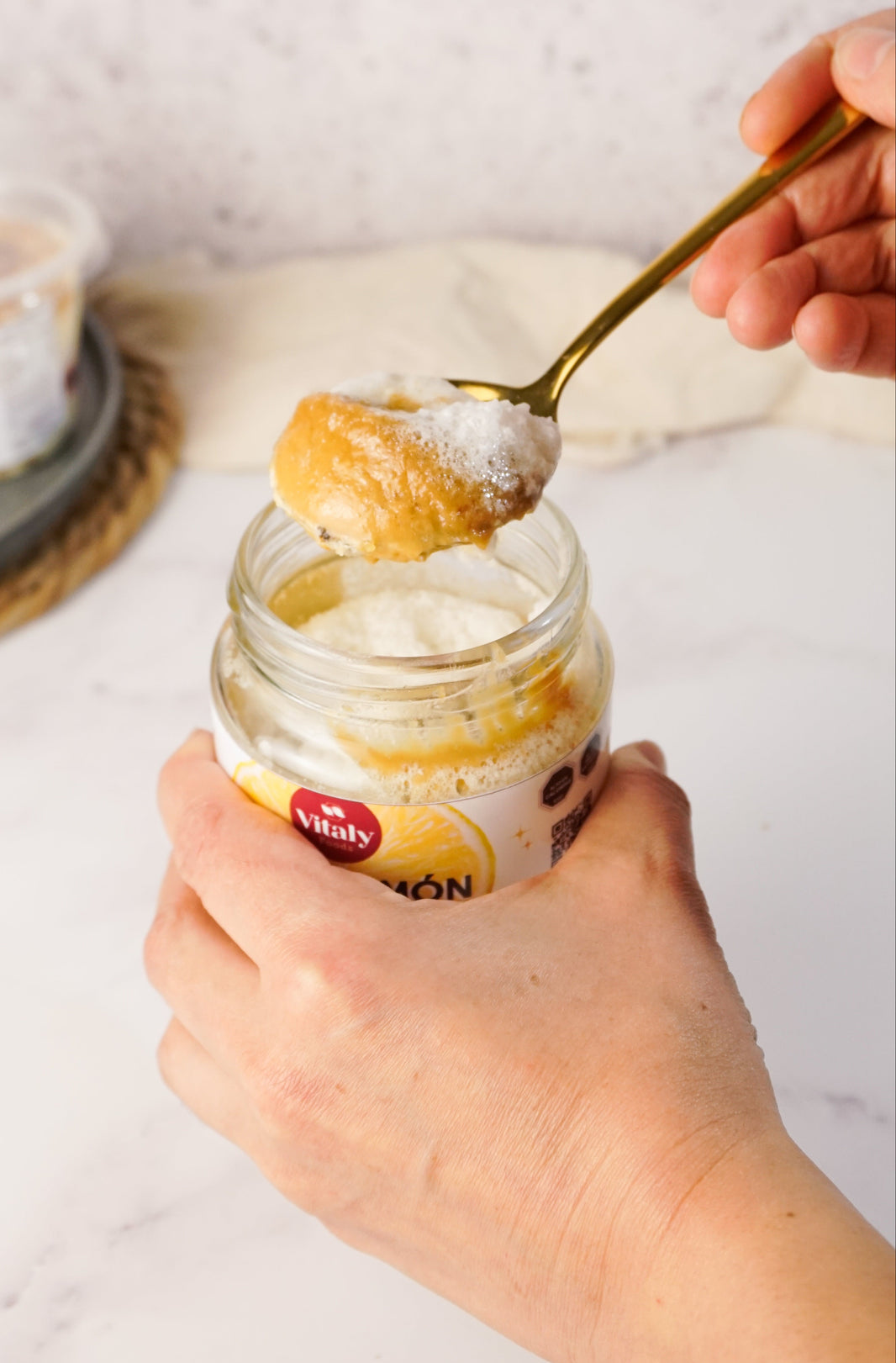 Pie de limón keto sin azúcar