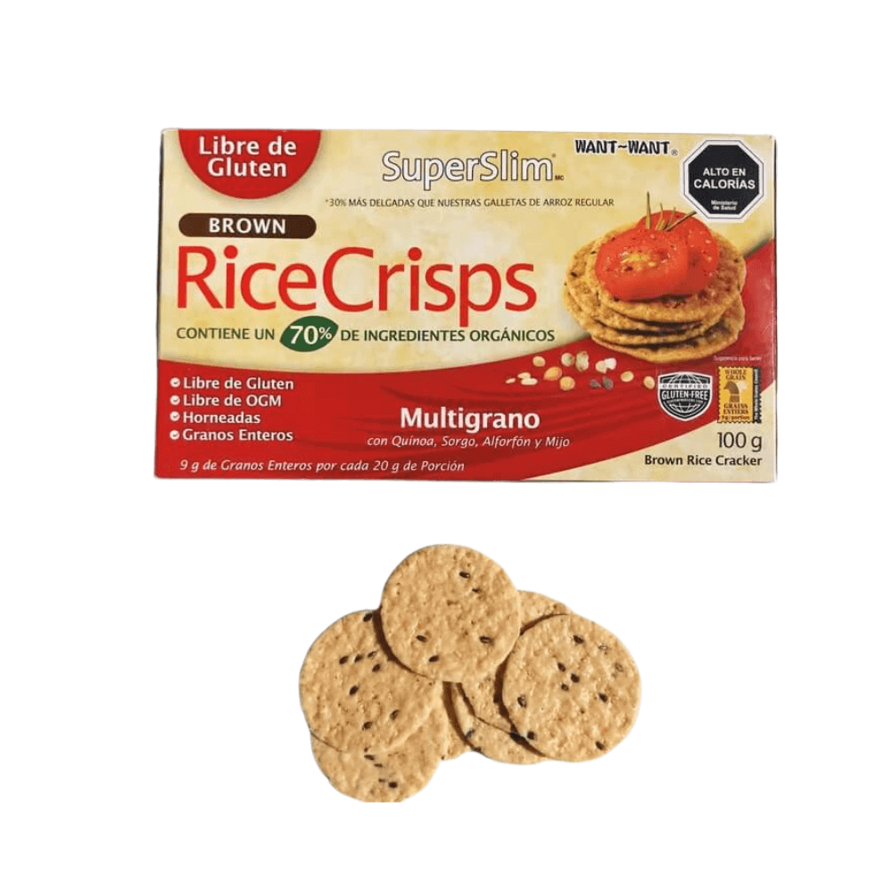 Galleta rice crisps multigrano 100 g