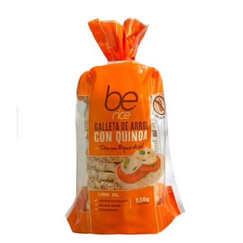 Galletas de arroz con quinoa con un toque de sal 110 g