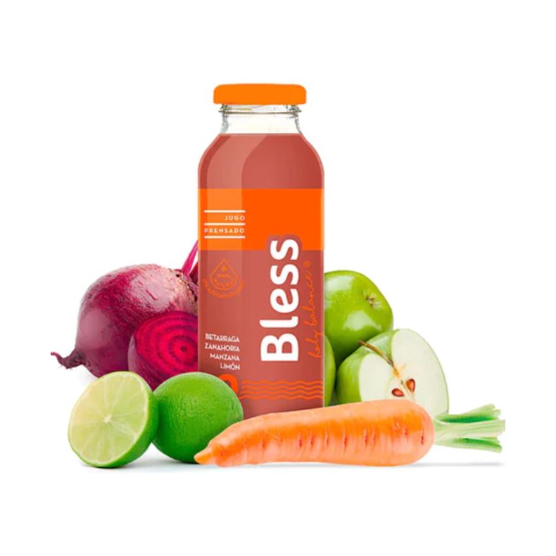 Jugo prensado 10 betarraga zanahoria 1 L