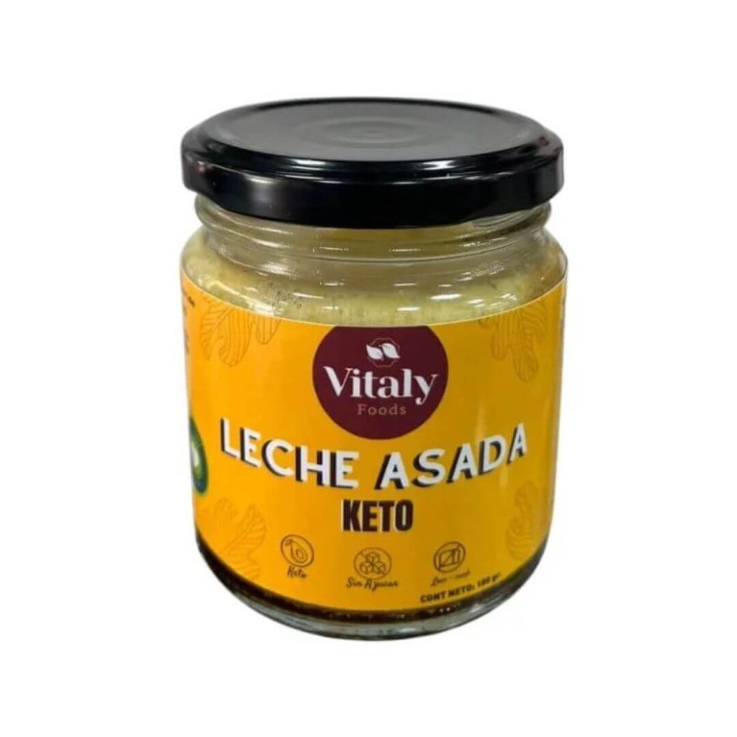 Leche asada keto sin azúcar