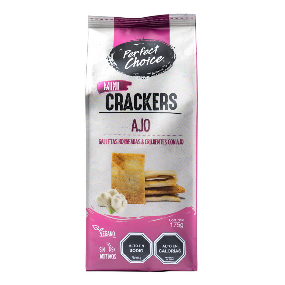 Mini crackers de ajo 175 g