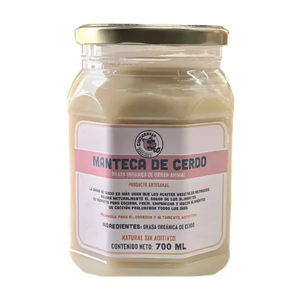 Manteca de cerdo artesanal 700 g