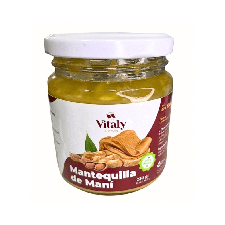 Mantequilla de maní natural