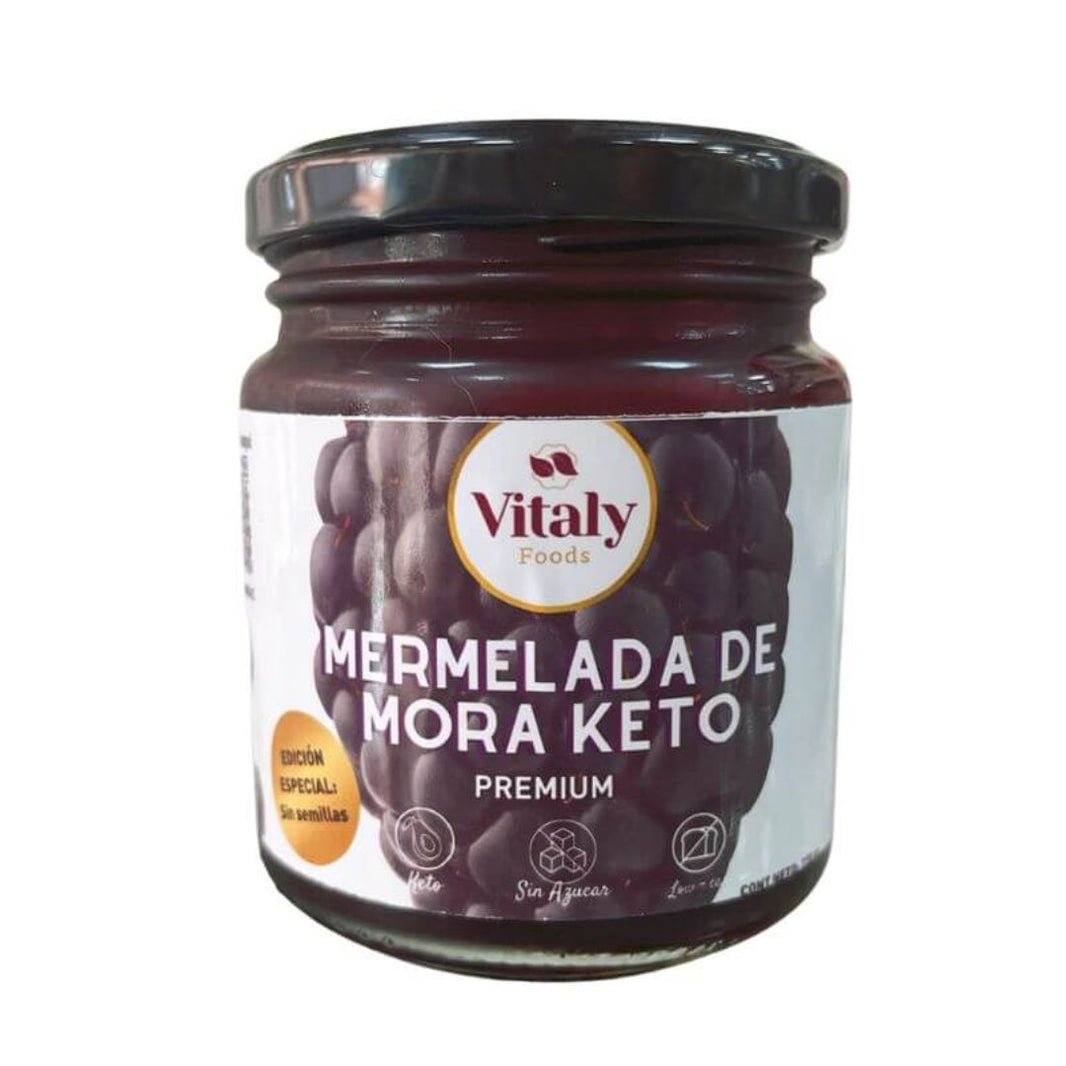 Mermelada keto de mora sin azúcar 220 g
