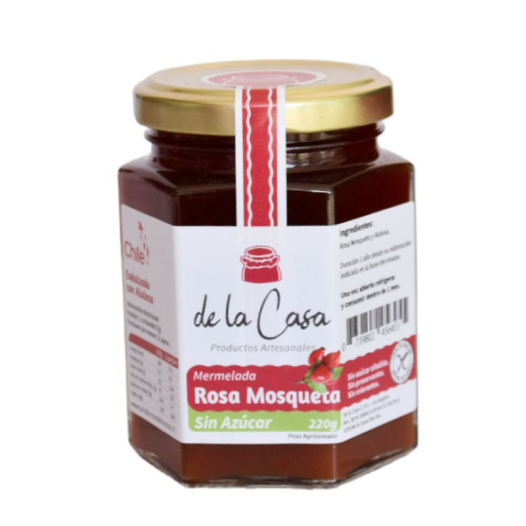 Mermelada rosa mosqueta sin azúcar 220 g
