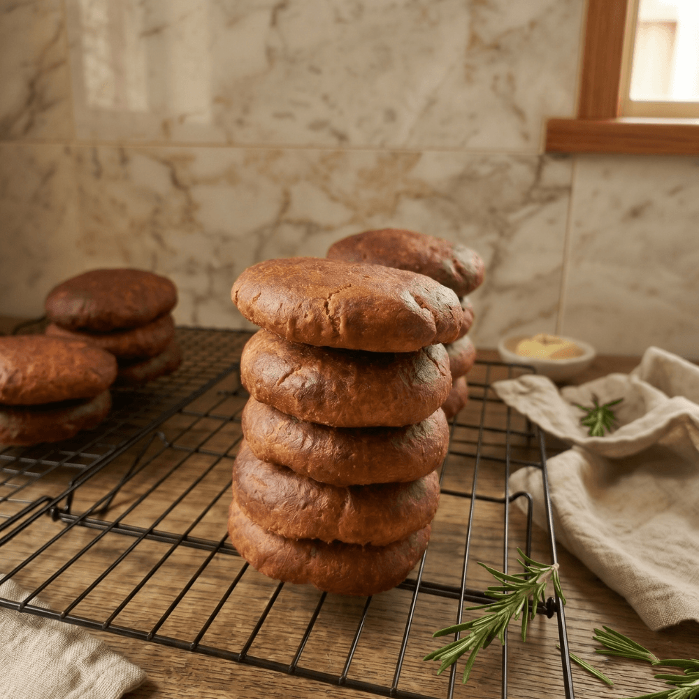 Pan de Hamburguesa Keto 5 unidades sin gluten