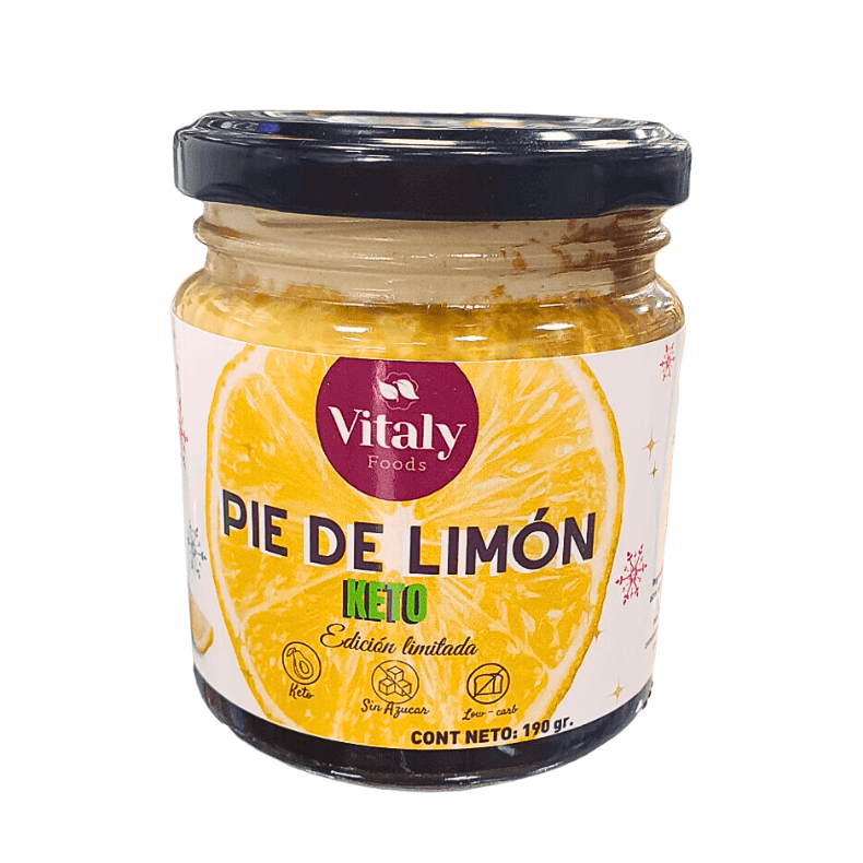 Pie de limón keto sin azúcar