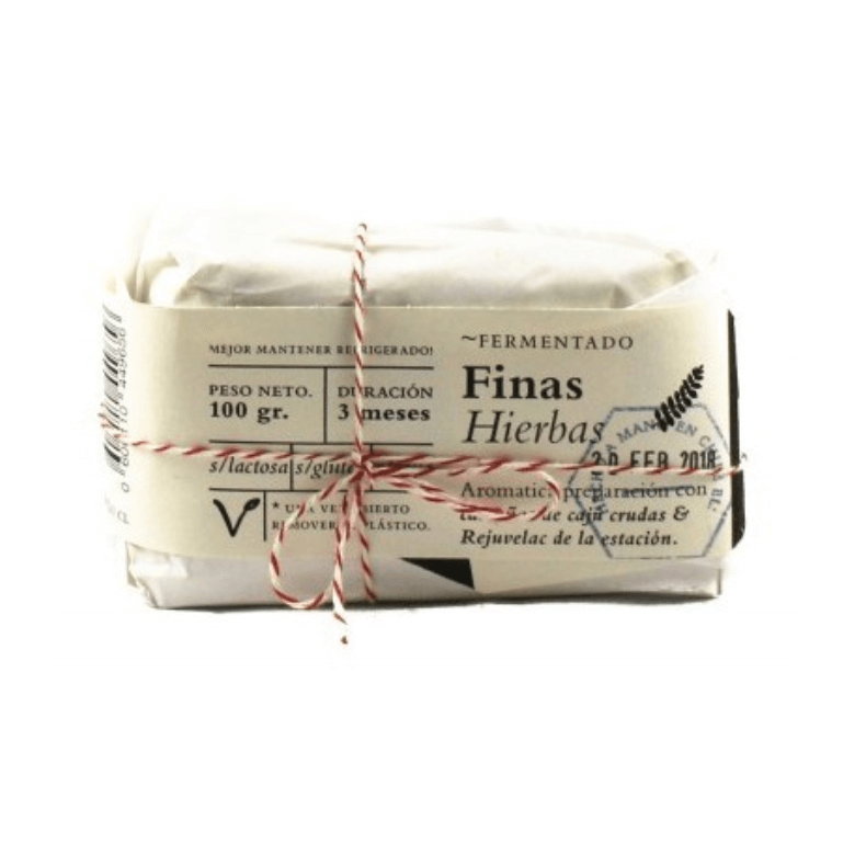 Queso de cajú fermentado finas hierbas 100 g