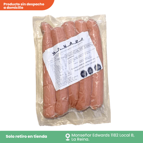 Salchicha artesanal de vacuno 320 g de libre pastoreo