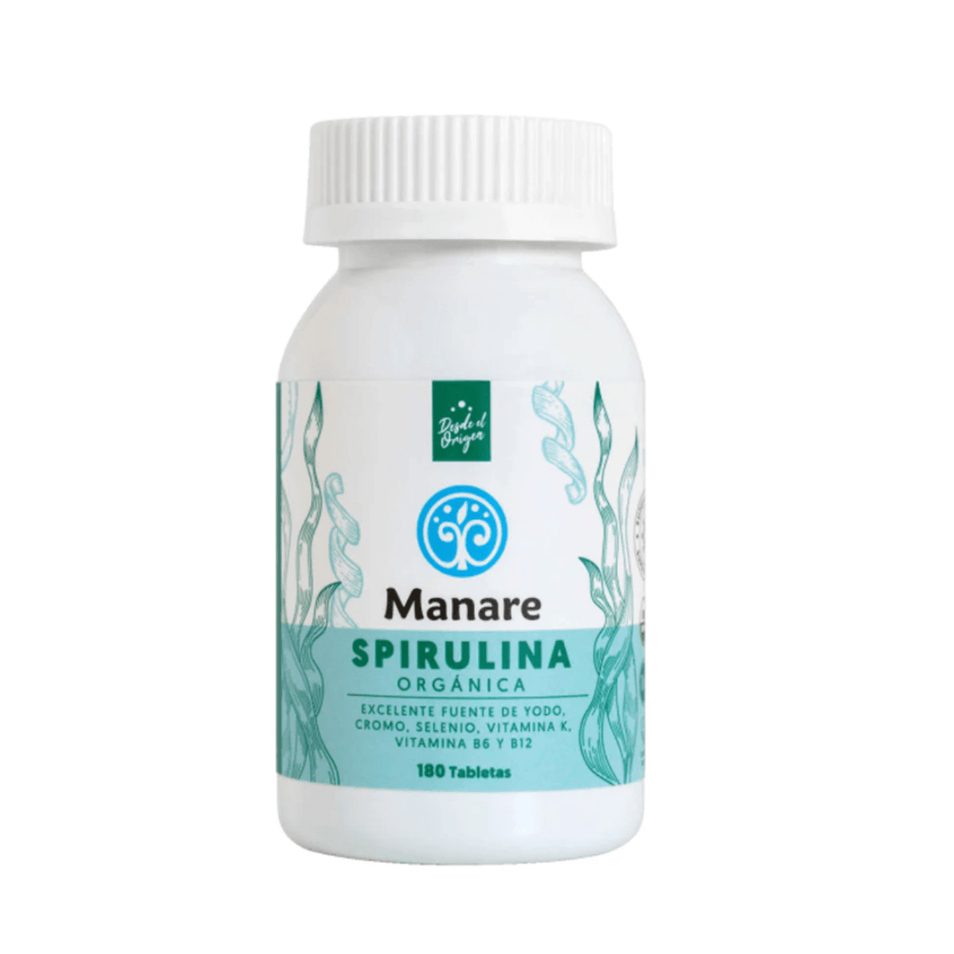 Spirulina orgánica 180 tabletas