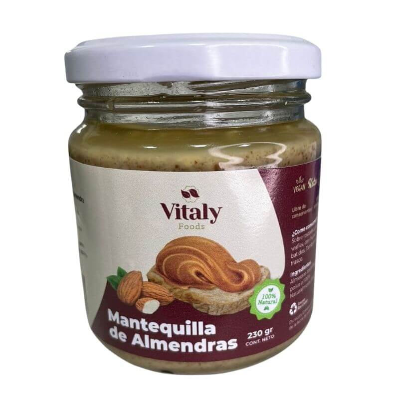Mantequilla de almendras con alulosa 230 g