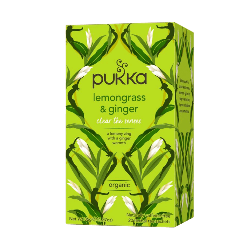 Té orgánico Pukka lemongrass jengibre 20 sachets