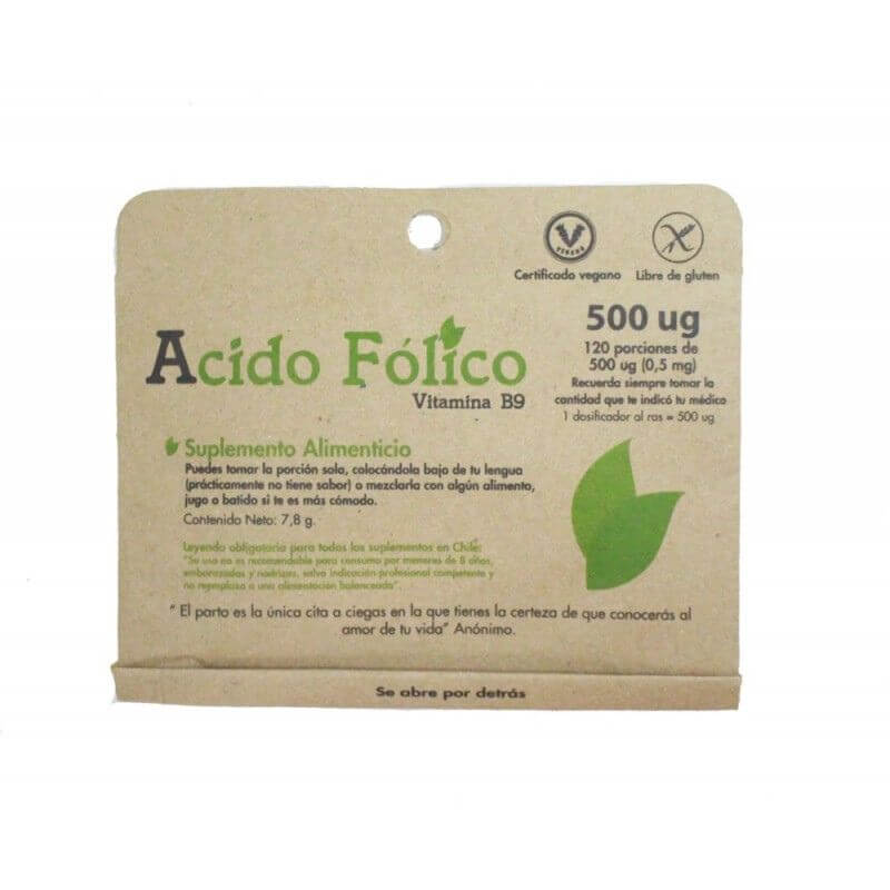 Ácido fólico 500 UG