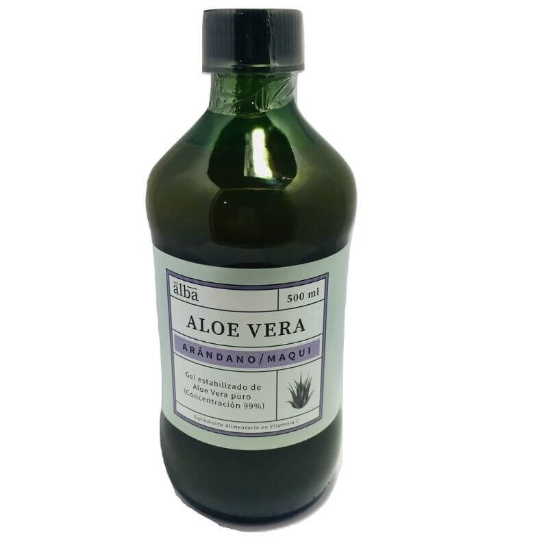 Aloe vera con arándanos y maqui 500 ml