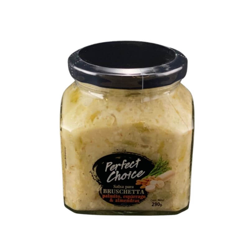 Bruschetta palmito, espárrago verde y almendra 290 g