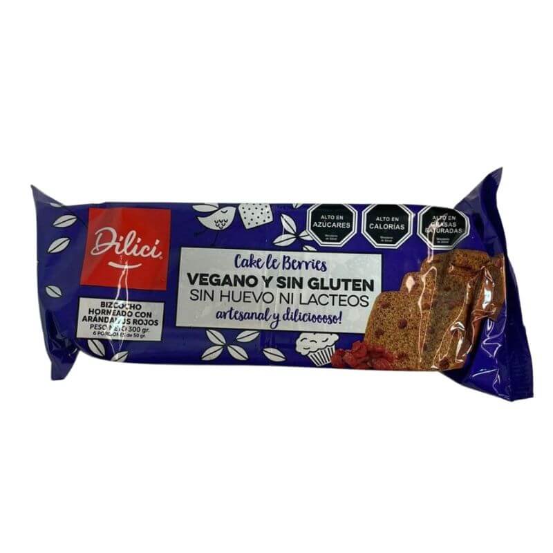 Cake de berries vegano sin gluten 300 g