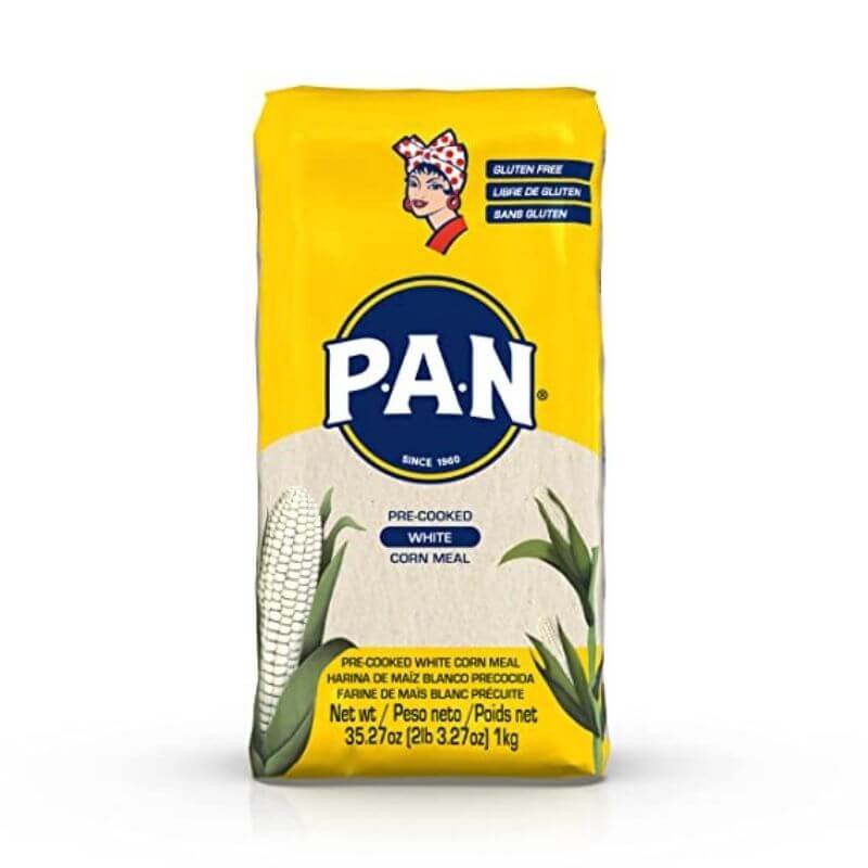 Harina pan de maíz blanco 1 kg