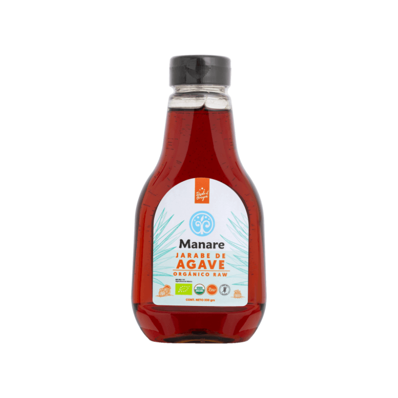 Jarabe raw de agave orgánico 330 g