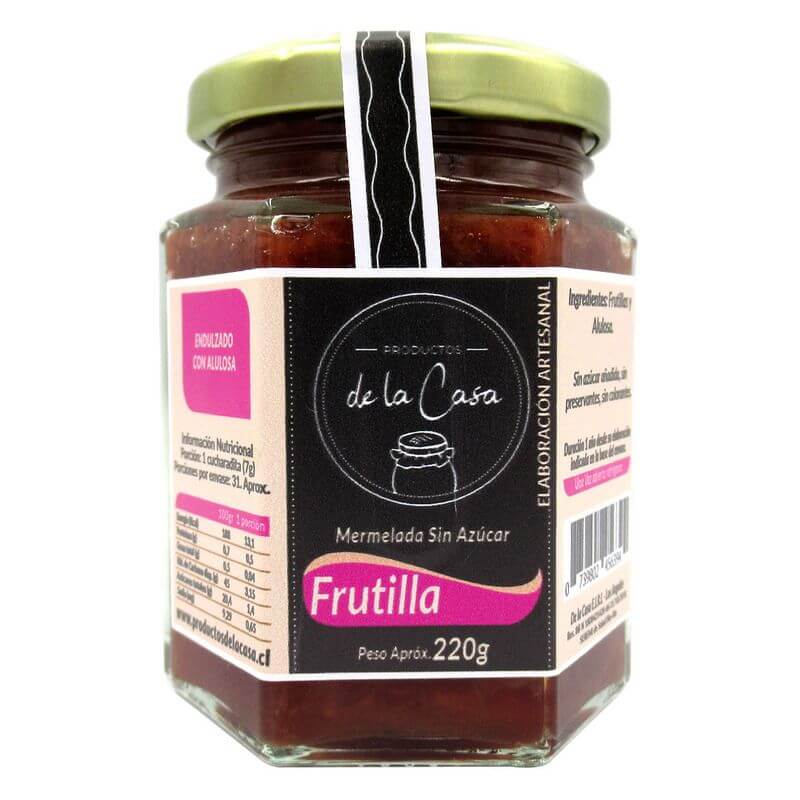 Mermelada de frutilla sin azúcar 200 g