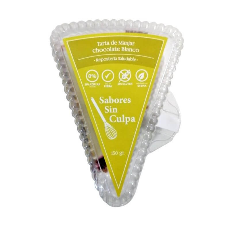 Torta de manjar chocolate blanco 150 g