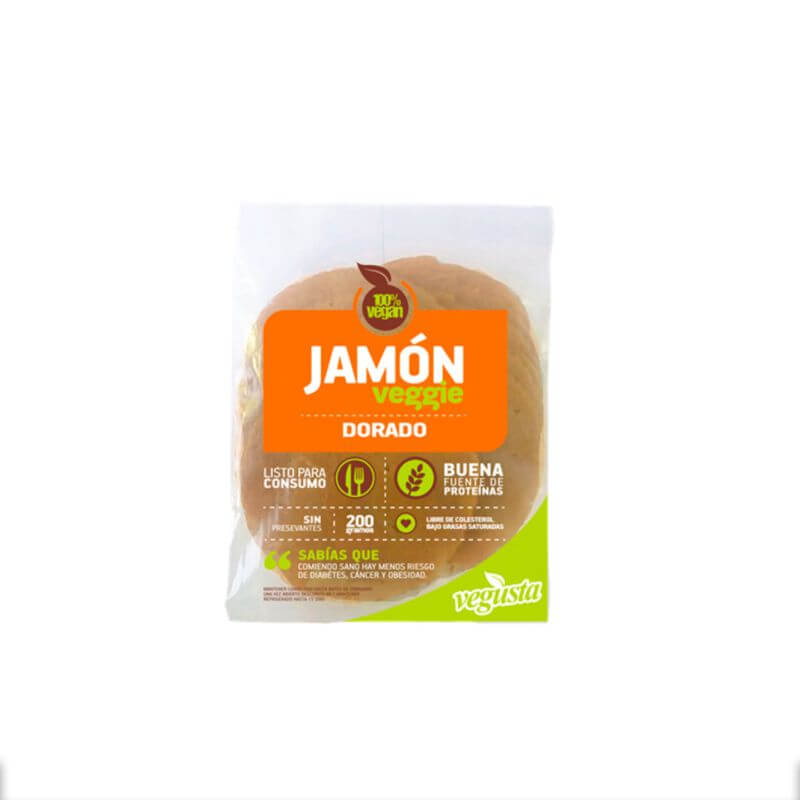 Jamón vegano dorado 200 g