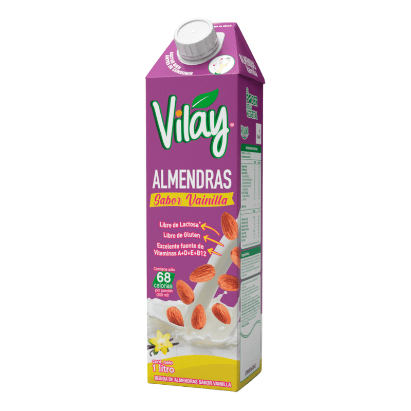 Bebida de almendra vainilla 1 L