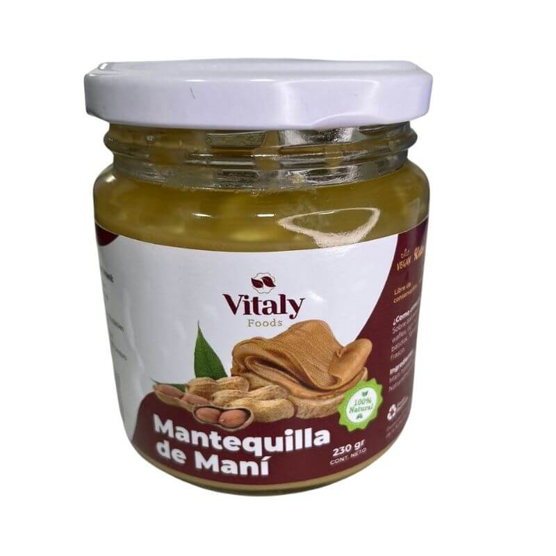 Mantequilla de maní con alulosa 230 g