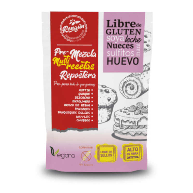 Premezcla multirecetas repostera sin gluten 600 g