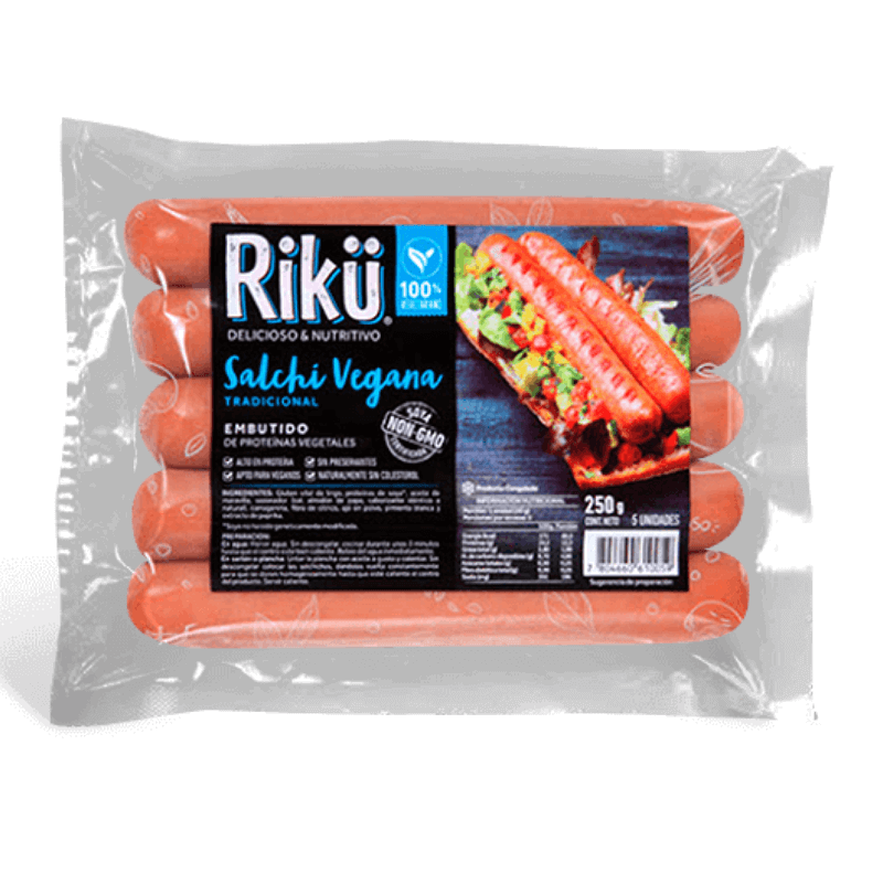 Salchicha vegana 5 uds 250 g