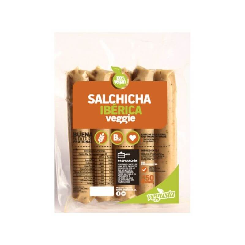 Salchicha vegetal ibérica 5 uds 200 g