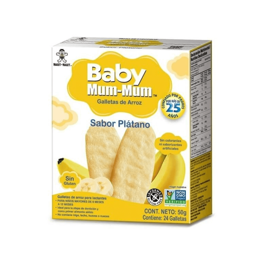 Baby mum mum galletas 58 g