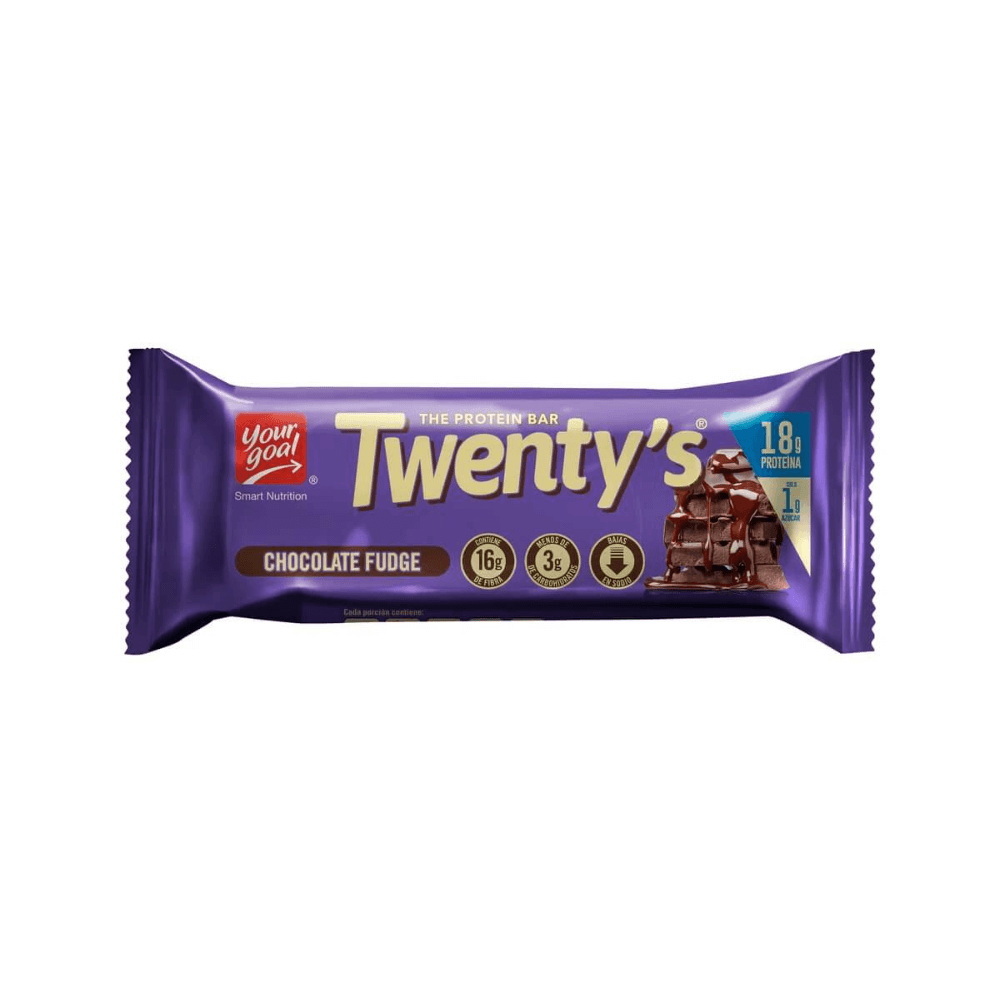 Barra de proteína Twenty`s chocolate Fudge 60 g