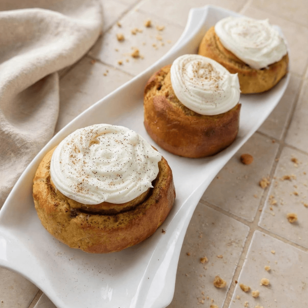 Cinnamon roll keto 80 g sin gluten, sin azúcar, bajo en carbohidratos