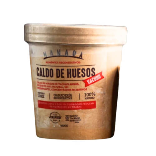 Caldo de huesos de vacuno de libre pastoreo 450 ml