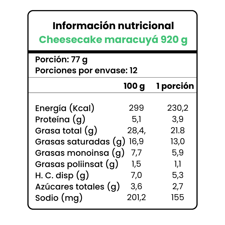 Tarta de queso keto de maracuyá