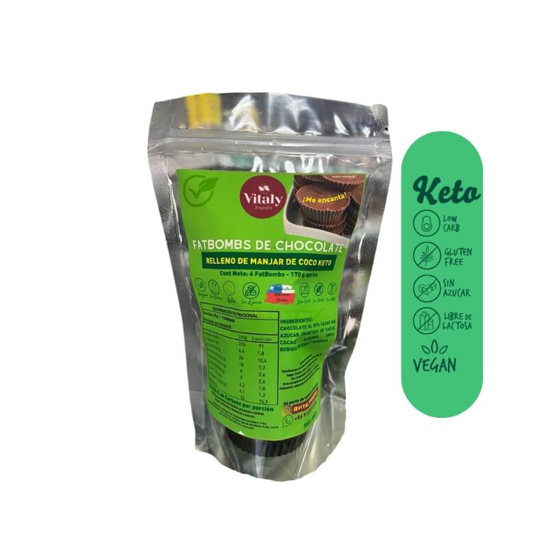 Fatbombs keto 6 unidades