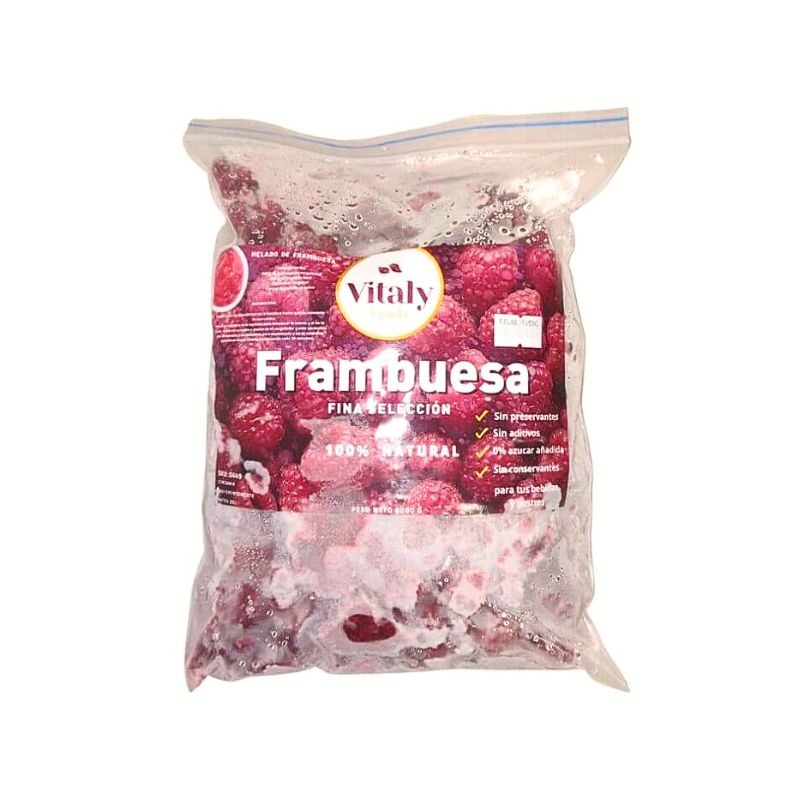 Frambuesas congeladas 1 kg