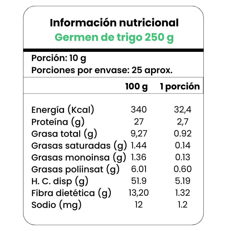 Germen de trigo 250 g