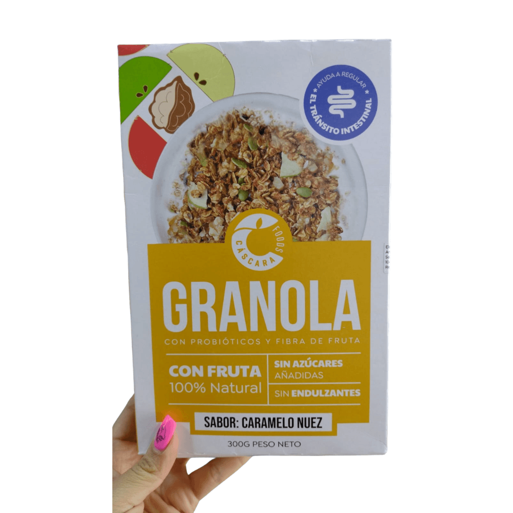 Granola sabor caramelo nuez 300 g