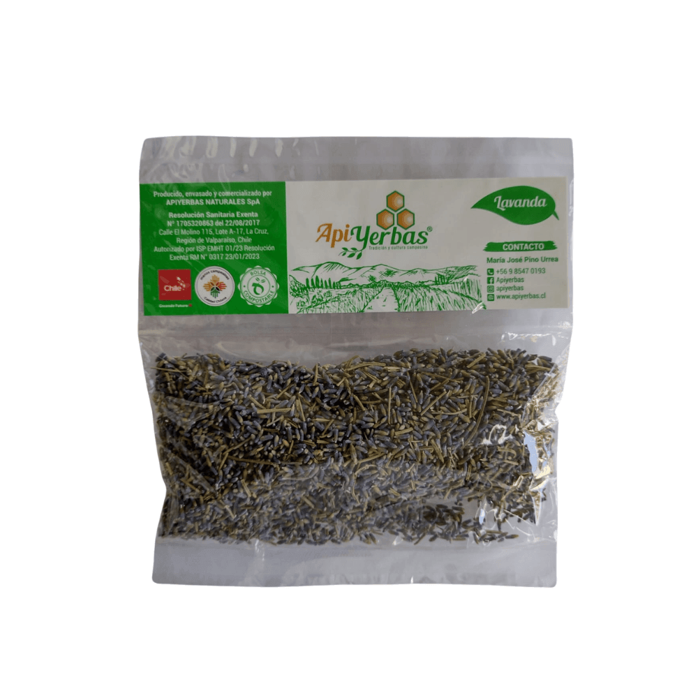 Hierba Lavanda 15 g Marca Api Yerbas