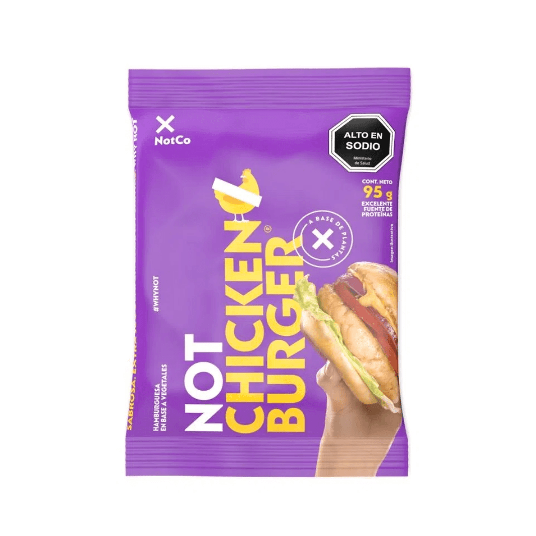 Hamburguesa vegetal NOT Chicken Burger 95 g