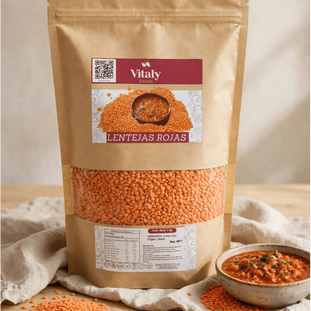 Lentejas Rojas 1 kg