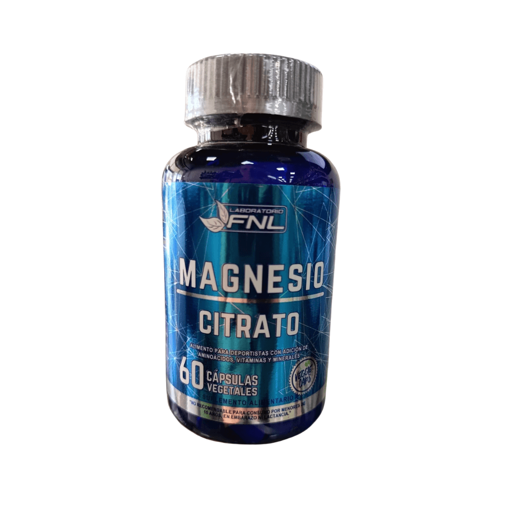 Magnesio citrato 60 capsulas vegetales
