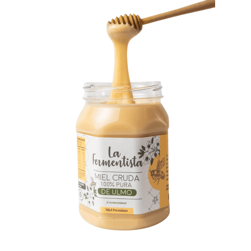 Miel cruda de ulmo