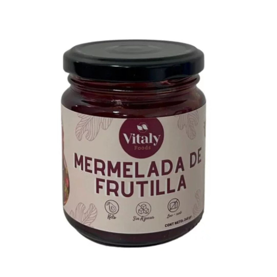 Mermelada keto de frutilla sin azúcar 240 g