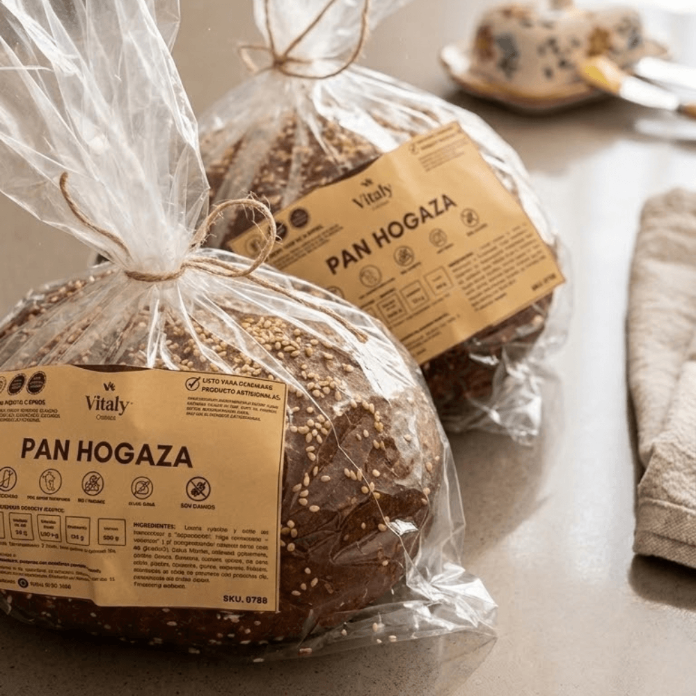 Pan Hogaza keto, sin gluten