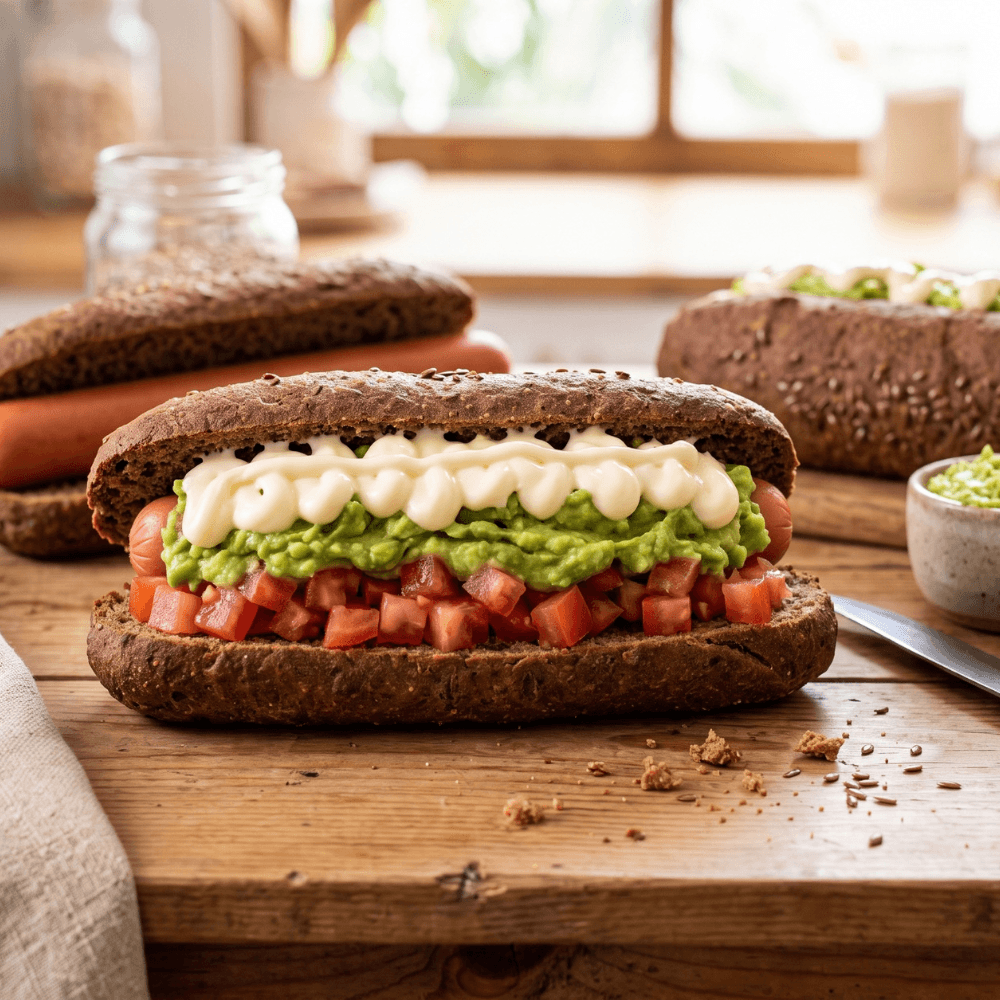 Pan hot dog keto, sin gluten